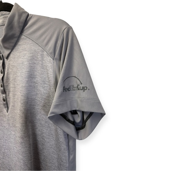 Women's Gray Polo Shirt - Picture 2 of 4